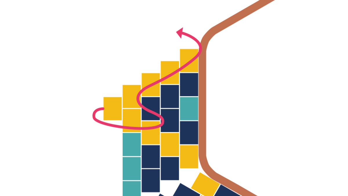 Collana esagonale a punto mattone : Tappa 9 Collana esagonale a punto mattone : Tappa 9