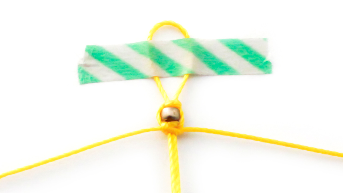 3 Braccialetti Miyuki a punto metallico e macramè : Tappa 13