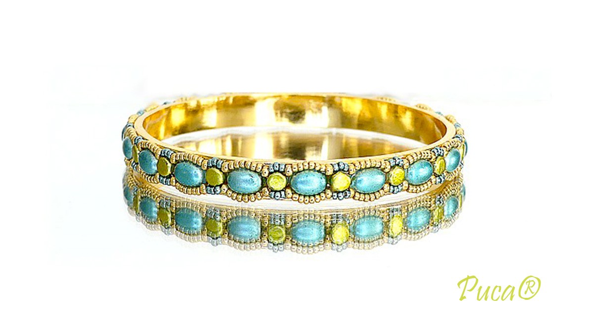 Schema Fede Alba con perle Samos e Kalos di Puca®.