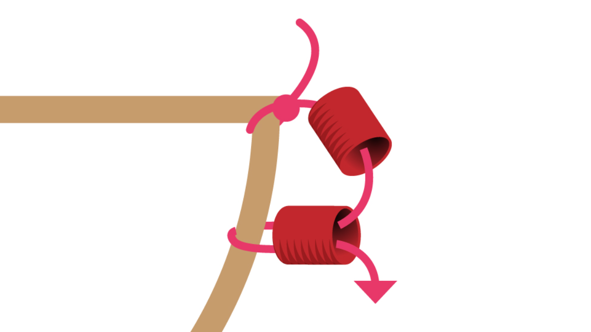 Collana Miyuki a mezzaluna tecnica a punto mattone : Tappa 1 Collana Miyuki a mezzaluna tecnica a punto mattone : Tappa 1