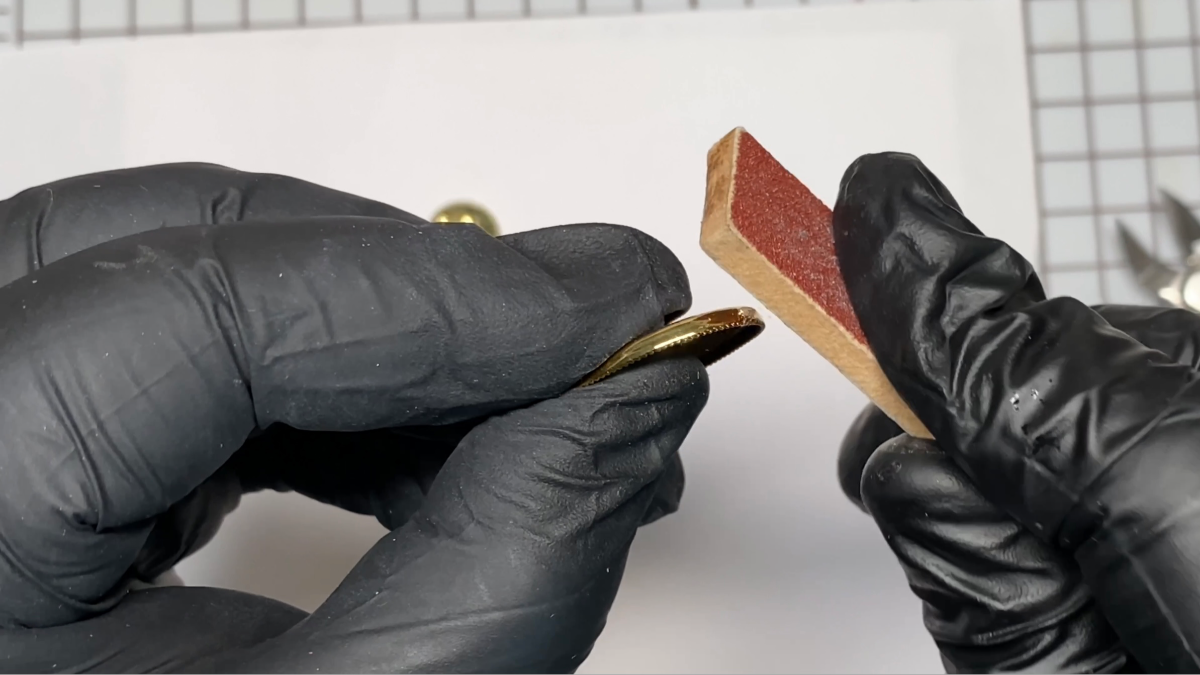 Orecchini pendenti in polimero, inchiostro e resina UV : Tappa 2 Orecchini pendenti in polimero, inchiostro e resina UV : Tappa 2