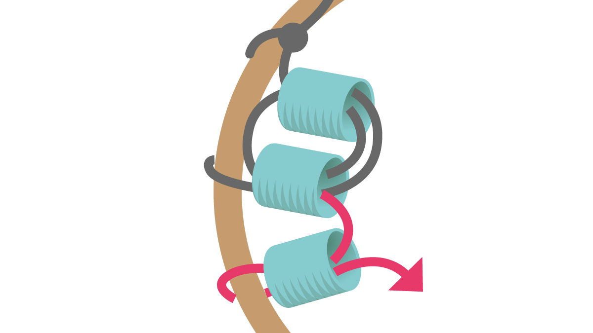 Collana Miyuki con ciondolo rotondo Brick Stitch : Tappa 3