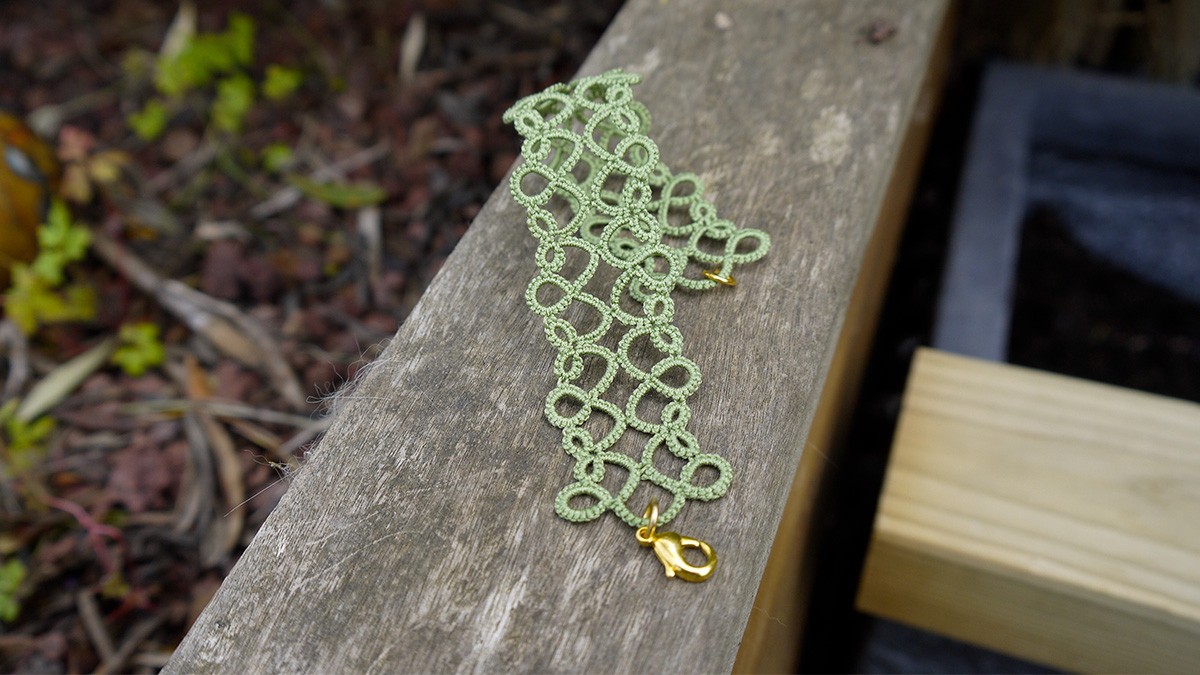 Schema Bracciale Tuto Héloïse frivolité à la navette