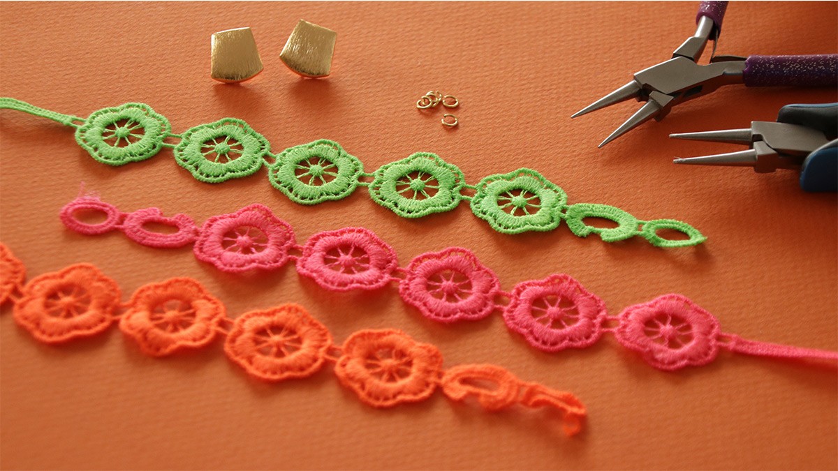 Orecchini a fiore : Tappa 1