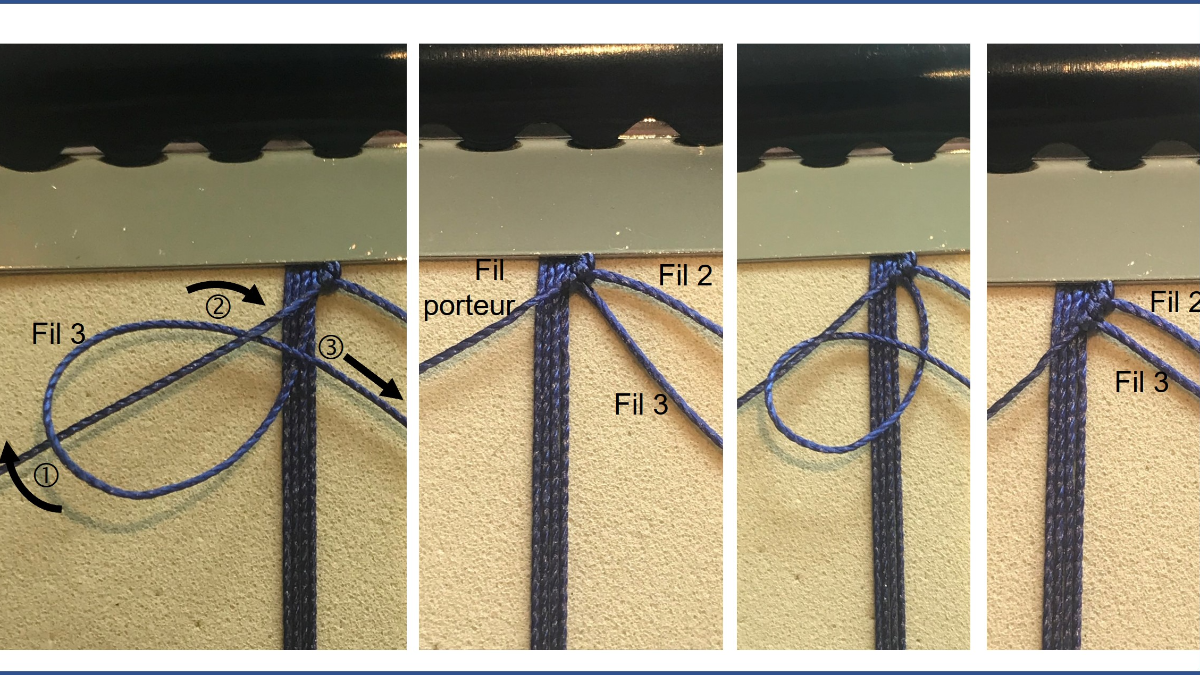 Bracciale da uomo in micro macramè : Tappa 4 Bracciale da uomo in micro macramè : Tappa 4