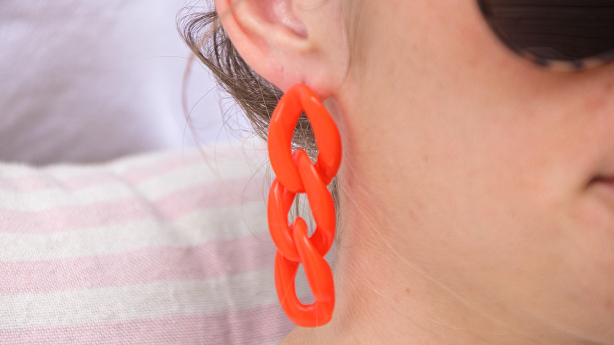 Schema Tutorial per la collana a maglie grandi in acrilico Schema Tutorial per la collana a maglie grandi in acrilico