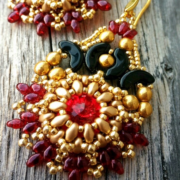 Orecchini con MiniDuo, Arcos® e PureCrystal® cabochon Orecchini con MiniDuo, Arcos® e PureCrystal® cabochon