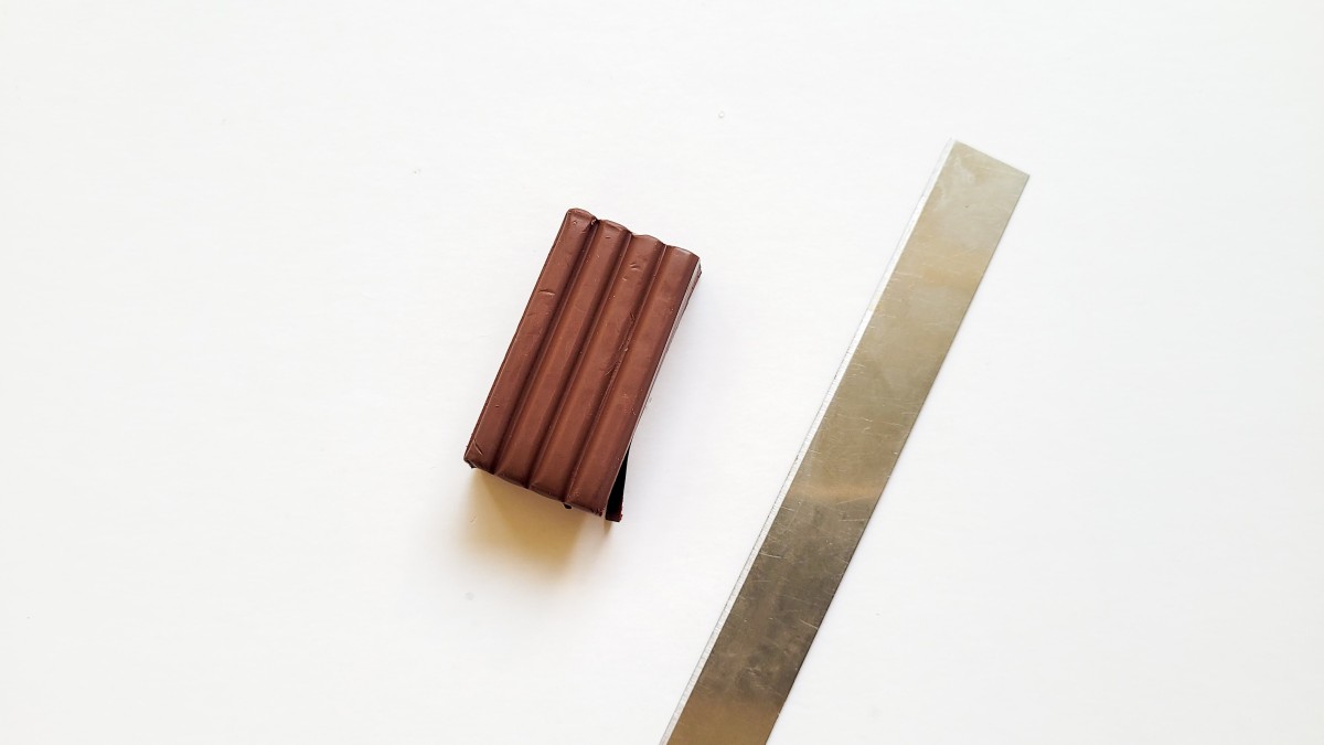 Orecchini a fiore in argilla polimerica placcata in oro : Tappa 1