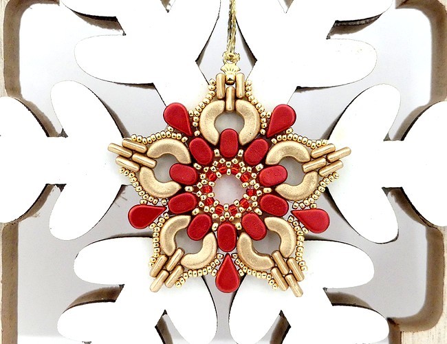 Fiocco di neve natalizio di Puca