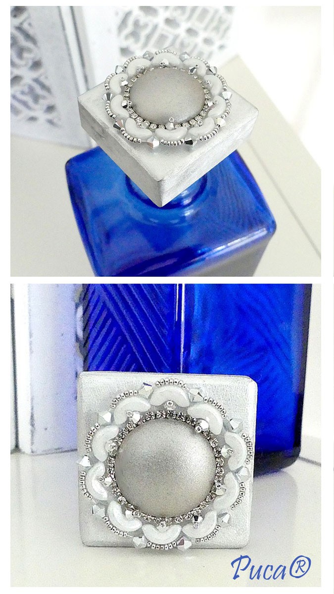 Tappo Armand con supporto in legno personalizzabile da Puca®.