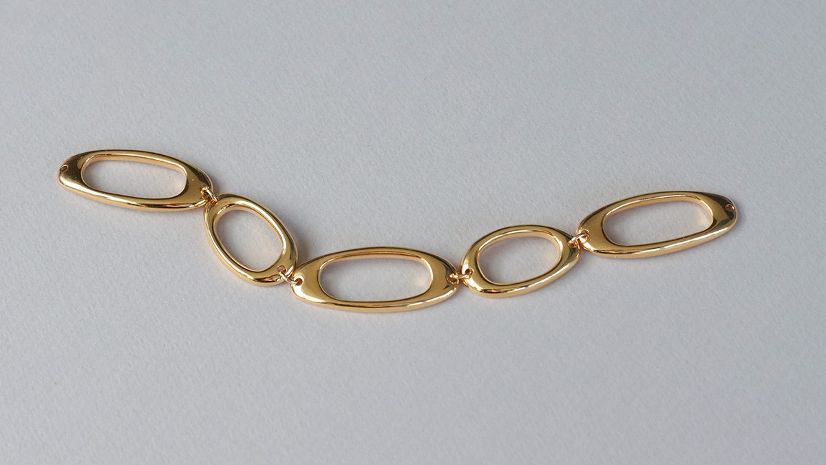 Gioielli a bolle - Bracciale a maglie e orecchini asimmetrici : Tappa 5 Gioielli a bolle - Bracciale a maglie e orecchini asimmetrici : Tappa 5