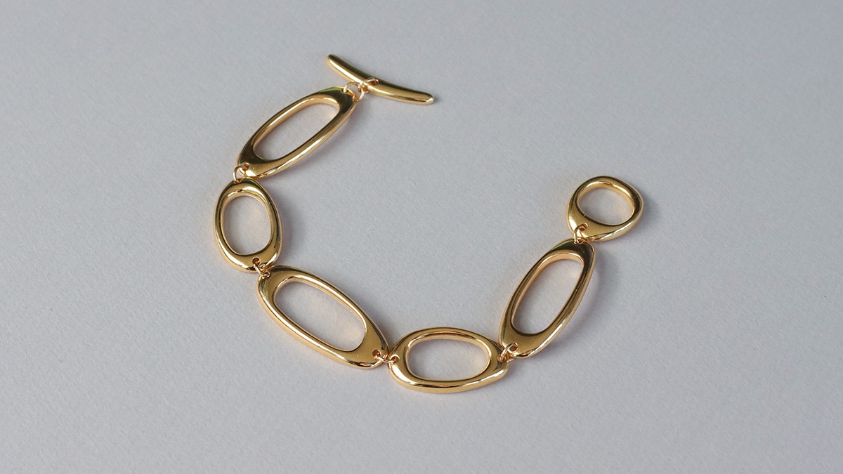 Gioielli a bolle - Bracciale a maglie e orecchini asimmetrici : Tappa 7 Gioielli a bolle - Bracciale a maglie e orecchini asimmetrici : Tappa 7