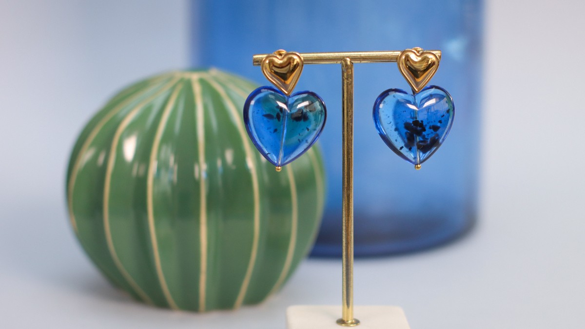 ORECCHINI CUORE PENDENTI MABINA IN ARGENTO E ZIRCONI | Biffi Gioielli