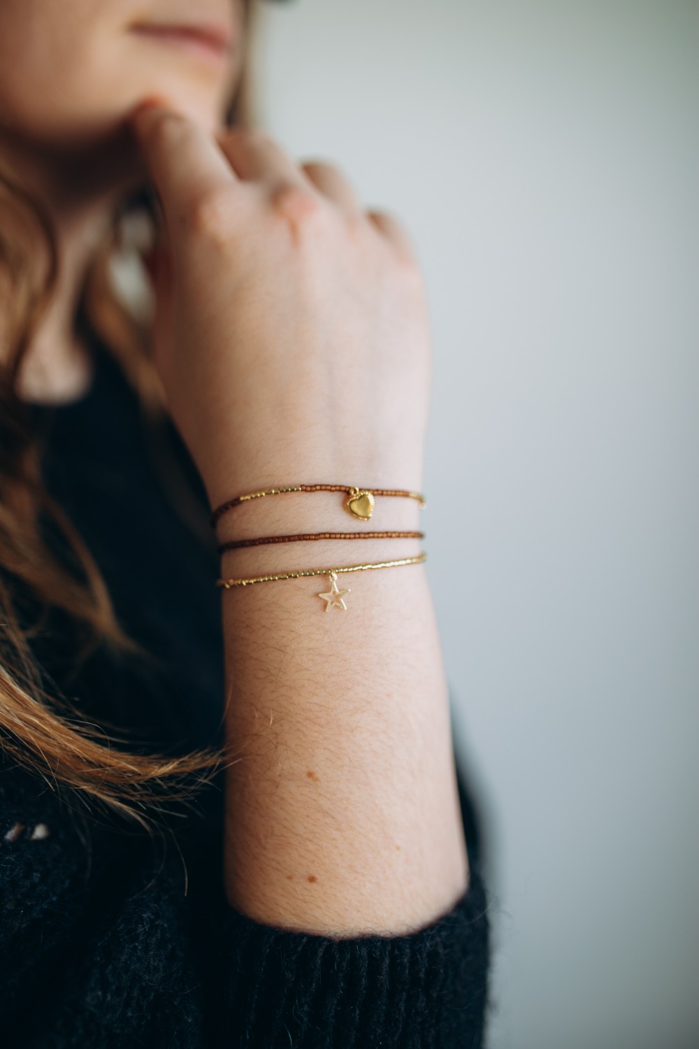 Braccialetti di perle facili Miyuki con chiusura regolabile