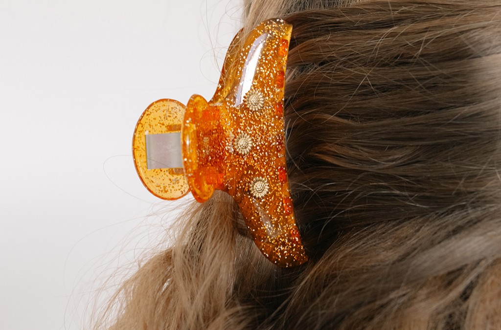 Fermagli per capelli conchiglia e frutta estiva con strass PureCrystal : Tappa 1