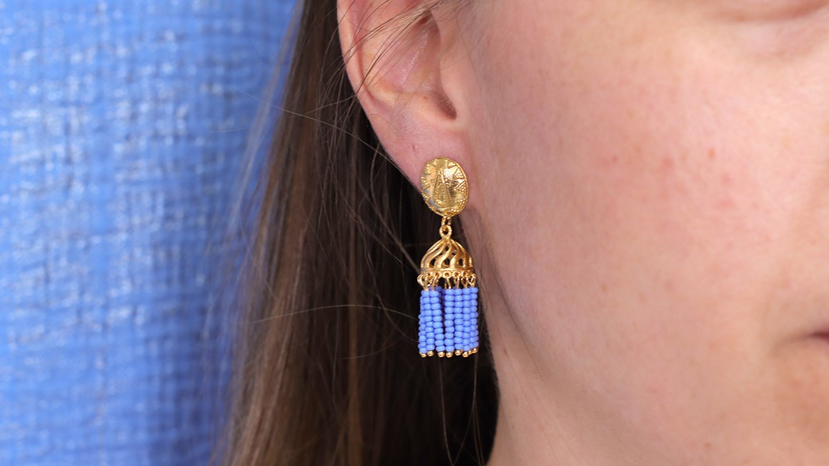 Schema Orecchini pendenti indiani Coupoles Jhumka