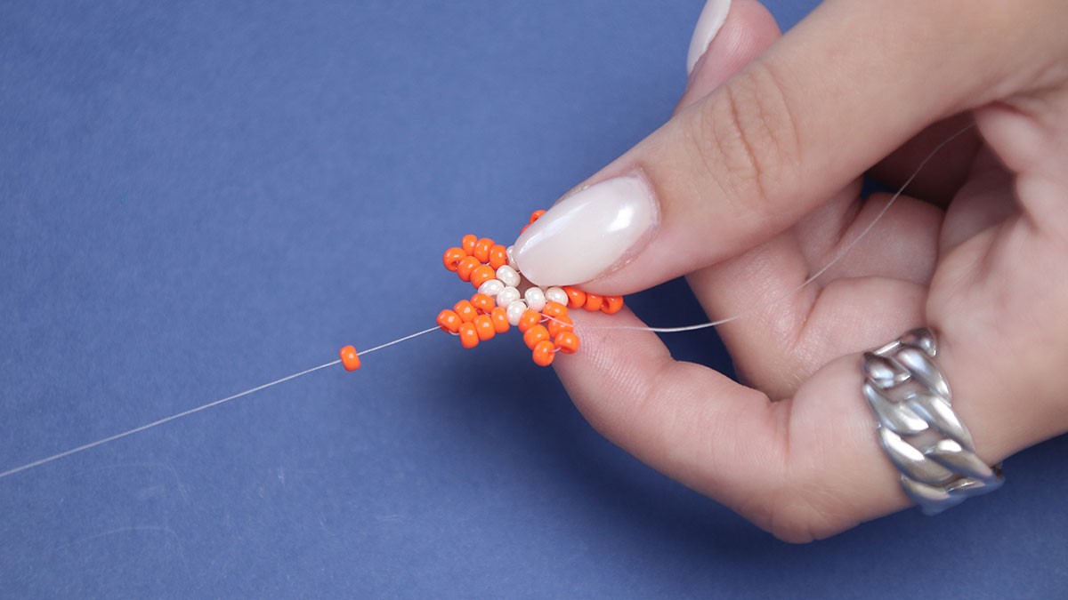 Orecchini pendenti a forma di stella marina : Tappa 9 Orecchini pendenti a forma di stella marina : Tappa 9