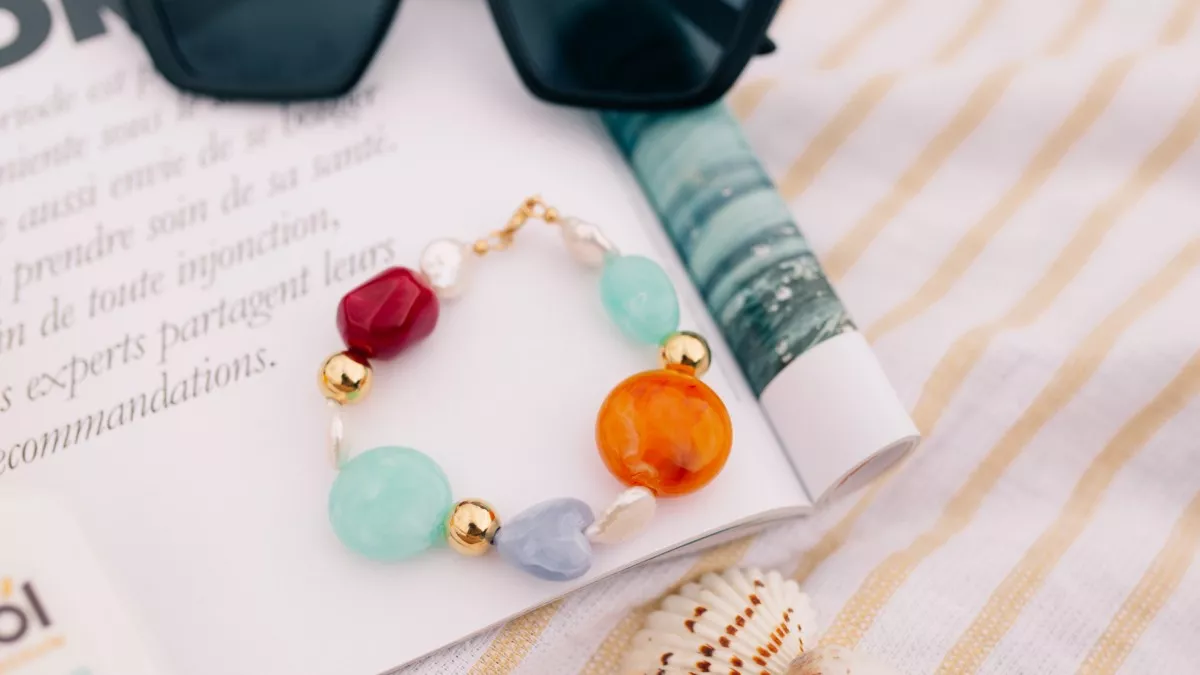 Bracciale vintage con perle