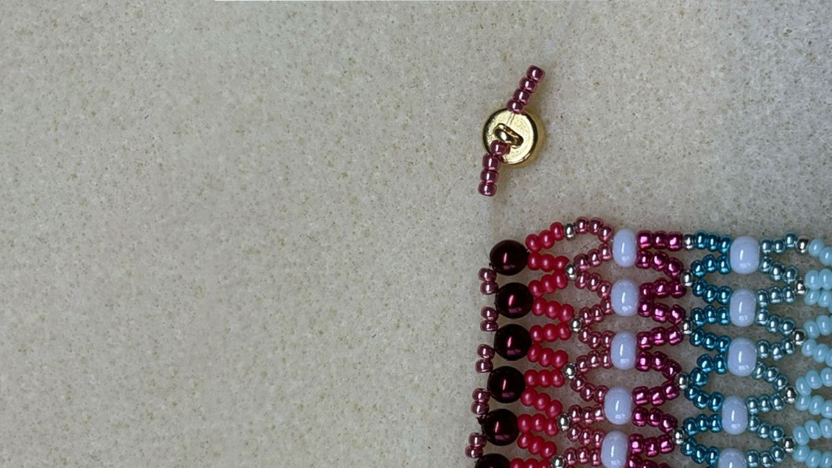 Collana di perline 11/0 : Tappa 12 Collana di perline 11/0 : Tappa 12