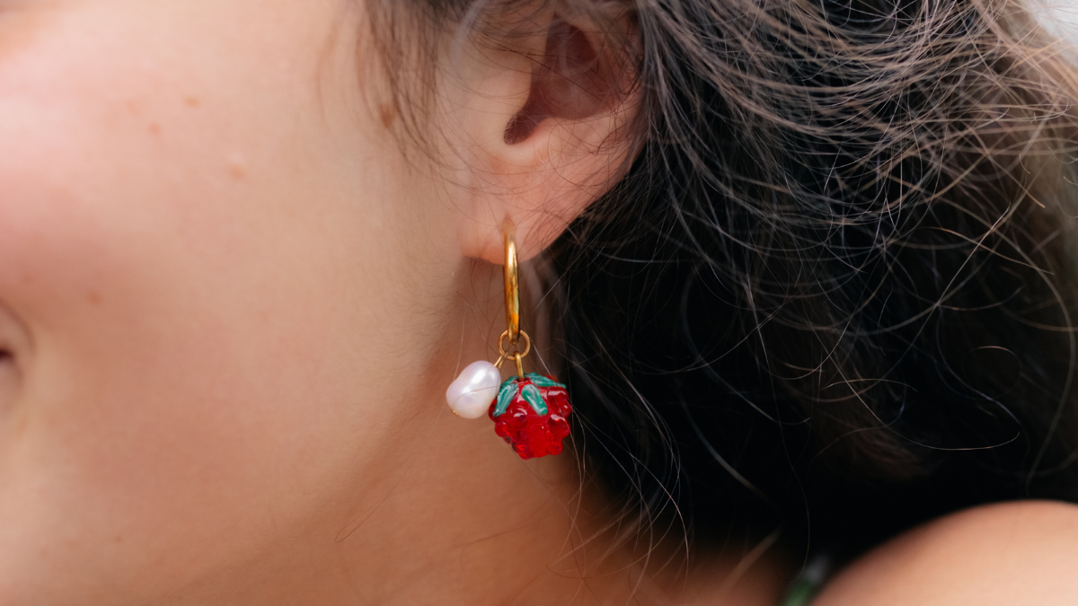 Orecchini A Goccia Con Perle D'Acqua Dolce Vere E Nappa Pendente - Argento Sterling Ipoallergenico