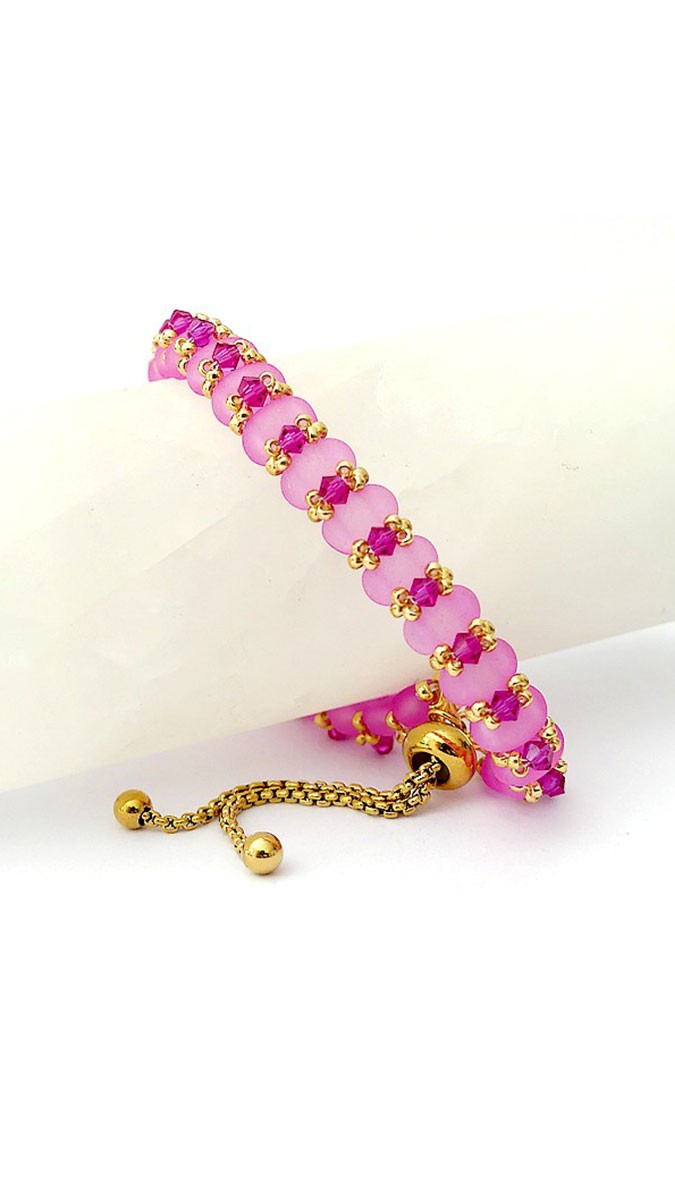 Schema Bracciale modesto con Samos® di Puca®