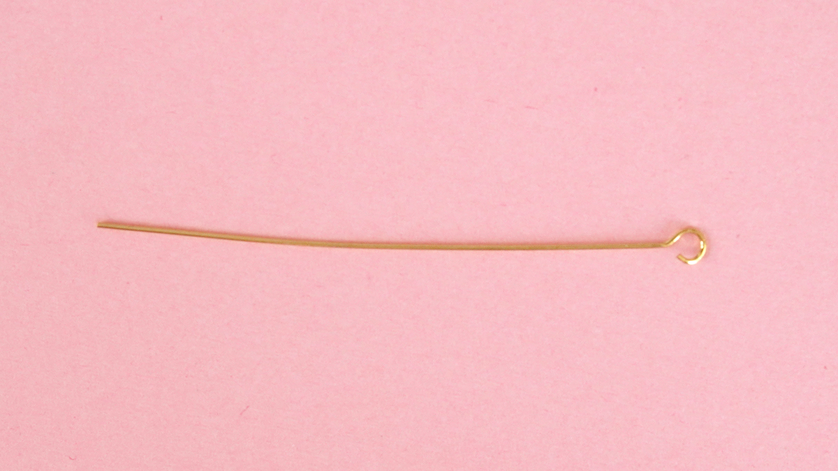 Orecchini pendenti con catene pastello : Tappa 2