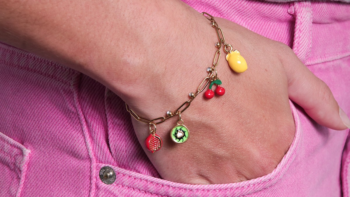 Bracciale Da Donna Trifoglio Gold Curb