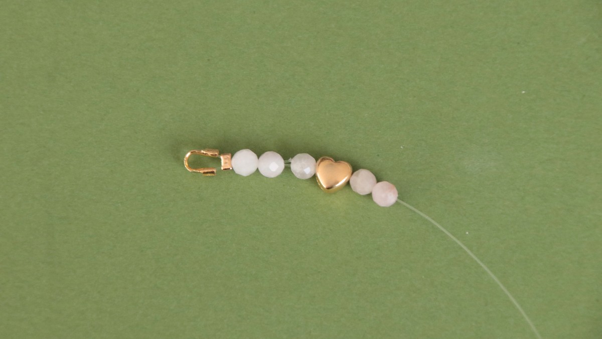 Bracciali in pietra naturale rosa pregiata : Tappa 2 Bracciali in pietra naturale rosa pregiata : Tappa 2