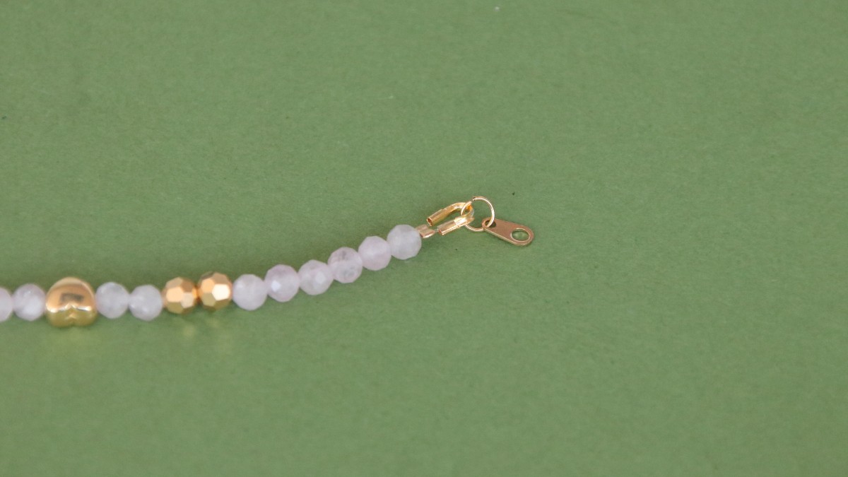 Bracciali in pietra naturale rosa pregiata : Tappa 6 Bracciali in pietra naturale rosa pregiata : Tappa 6