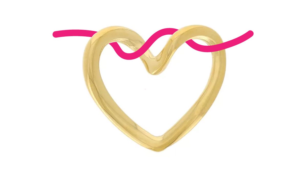 Trio di collane pendenti a forma di cuore in acciaio inossidabile placcato oro : Tappa 3 Trio di collane pendenti a forma di cuore in acciaio inossidabile placcato oro : Tappa 3