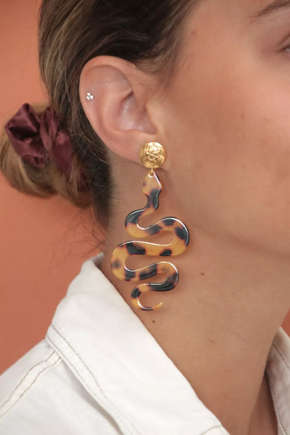 Schema Orecchini leopardati