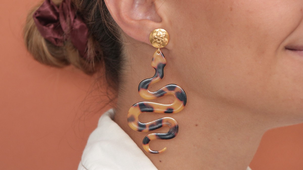 Orecchini leopardati : Tappa 2