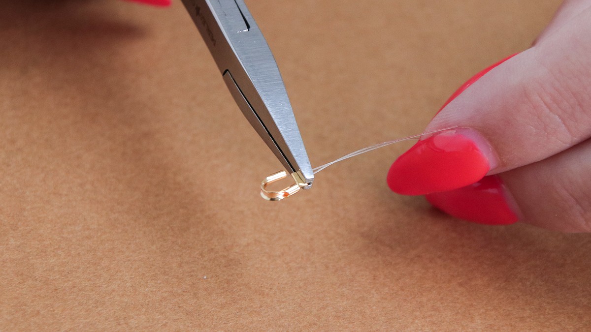 Tutorial per la collana di pietre naturali e il ciondolo a cuore : Tappa 2 Tutorial per la collana di pietre naturali e il ciondolo a cuore : Tappa 2