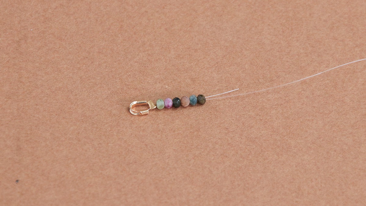 Tutorial per la collana di pietre naturali e il ciondolo a cuore : Tappa 3 Tutorial per la collana di pietre naturali e il ciondolo a cuore : Tappa 3
