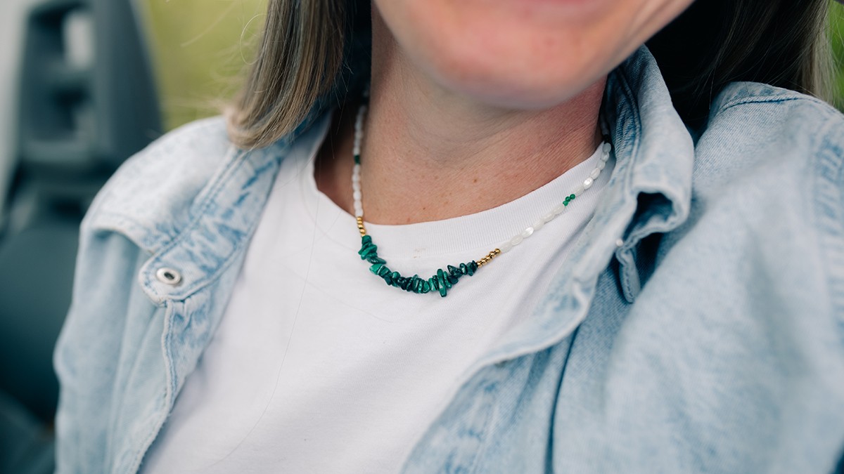 Schema Collana di perle e trucioli