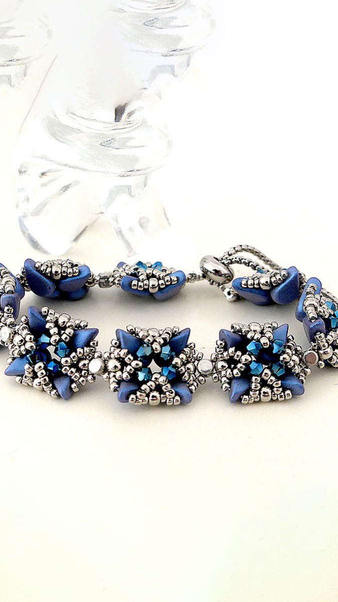 Schema Bracciale Astoria con perline Amos by Puca