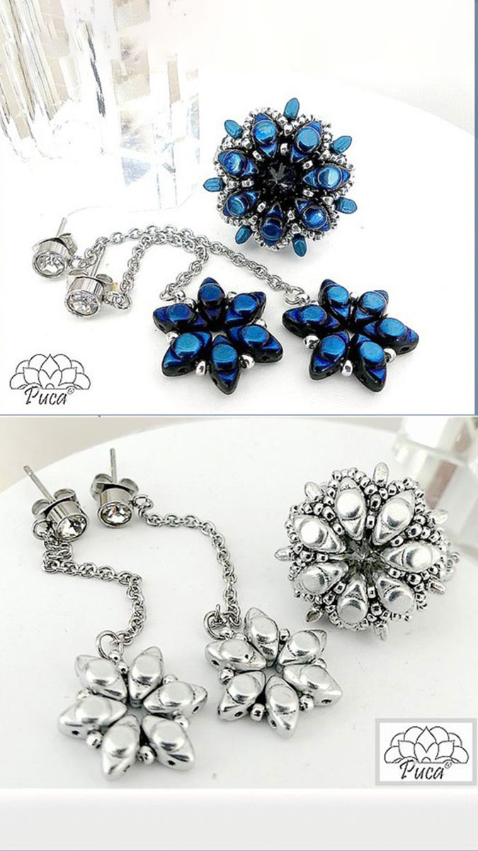 Schema Anello Stella e orecchini Star di Puca® - by Puca Schema Anello Stella e orecchini Star di Puca® - by Puca