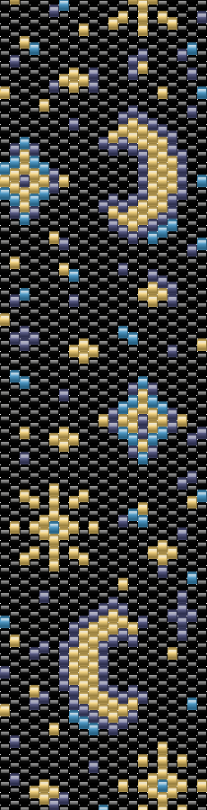 Schema Braccialetto peyote dispari con suggerimenti per la tessitura Perles & Co Schema Braccialetto peyote dispari con suggerimenti per la tessitura Perles & Co