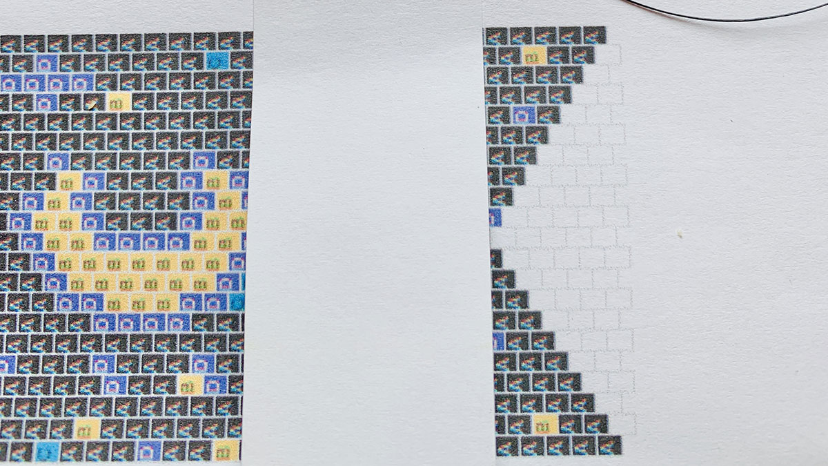 Braccialetto peyote dispari con suggerimenti per la tessitura Perles & Co : Tappa 2 Braccialetto peyote dispari con suggerimenti per la tessitura Perles & Co : Tappa 2