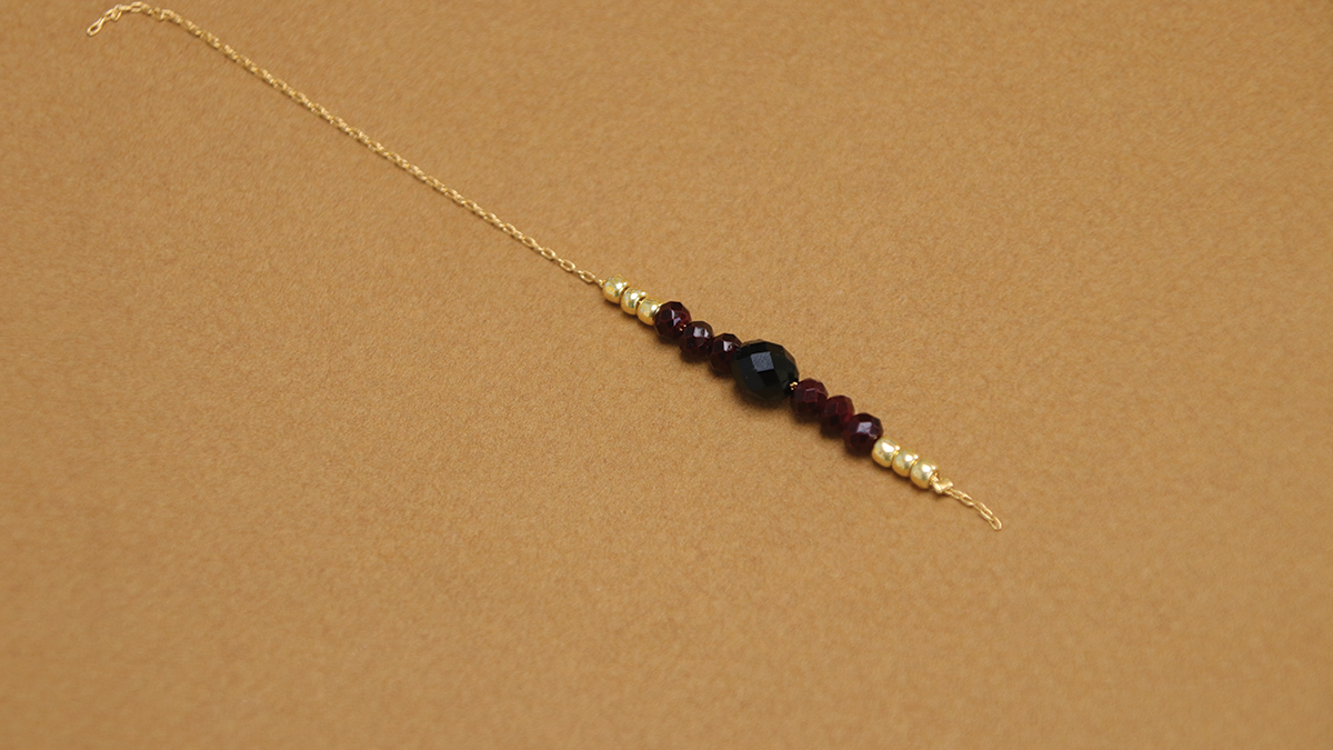 Orecchini pendenti festosi : Tappa 2