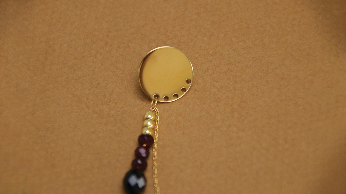 Orecchini pendenti festosi : Tappa 3