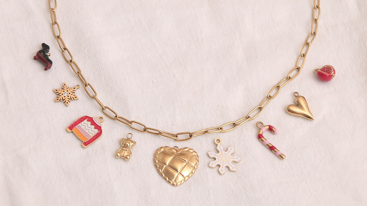 304 charms in acciaio inox all'ingrosso