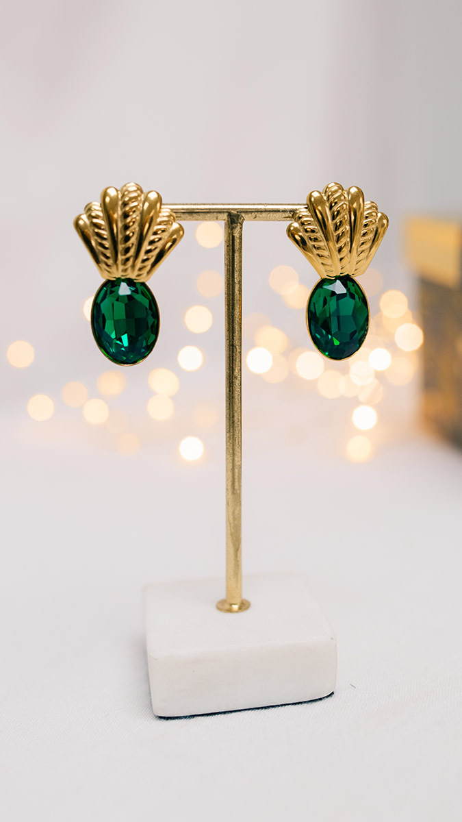 Orecchini grandi di cristallo