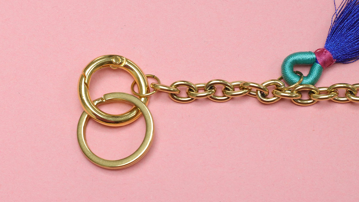 Portachiavi e ciondoli da borsa : Tappa 4