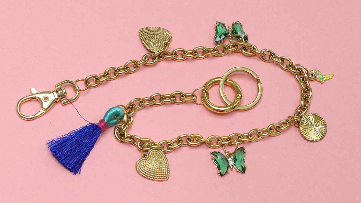 Portachiavi e ciondoli da borsa : Tappa 5