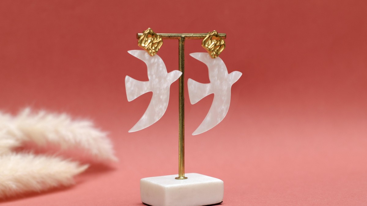 Schema Orecchini a forma di uccello