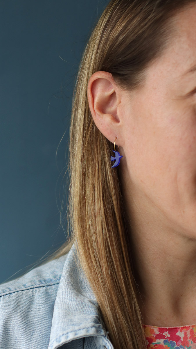 Schema Orecchini a forma di uccello