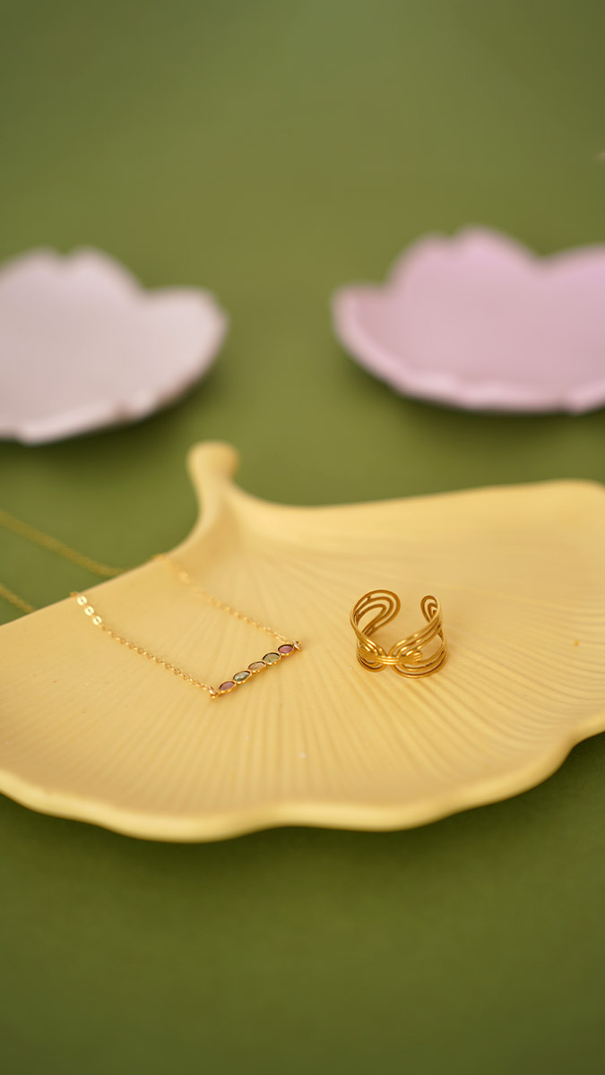 Coppette per gioielli in gesmonite