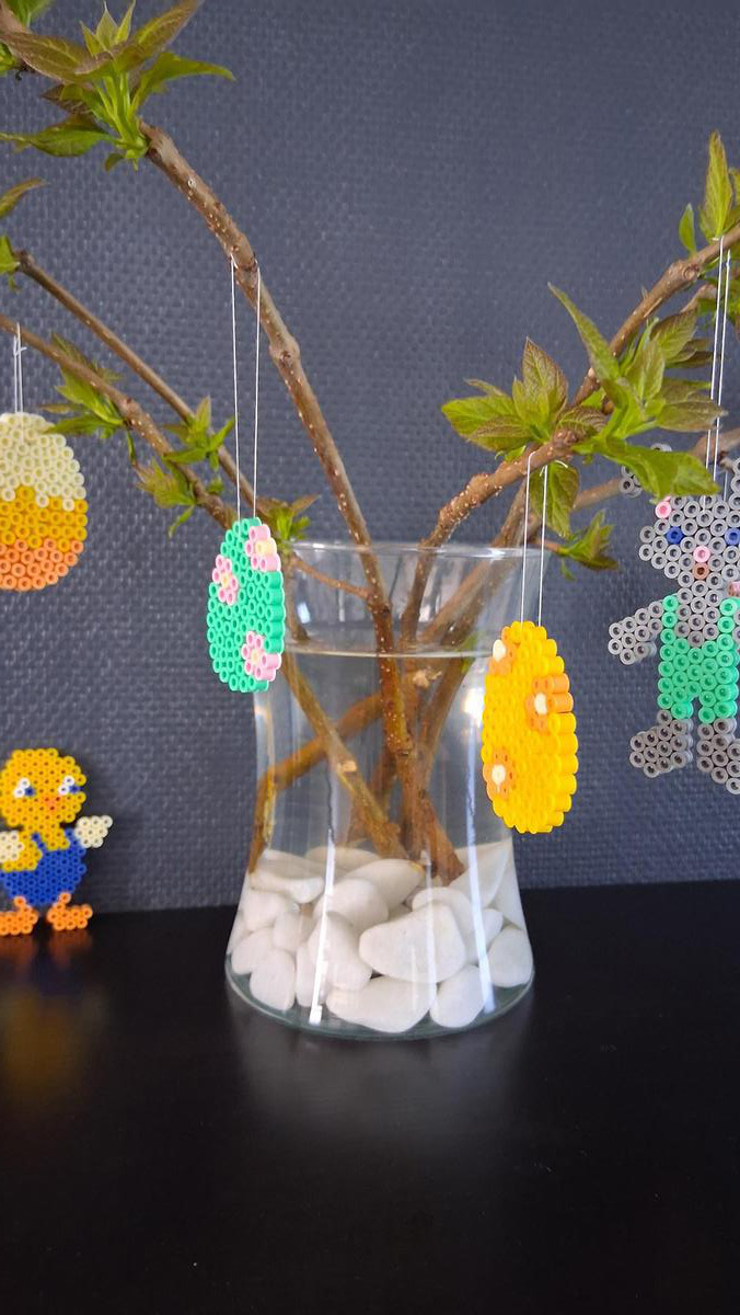 Pasqua fai da te: creare una decorazione con le perle Hama