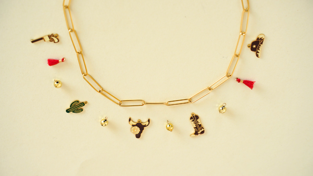 Collana di ciondoli da cowgirl : Tappa 2